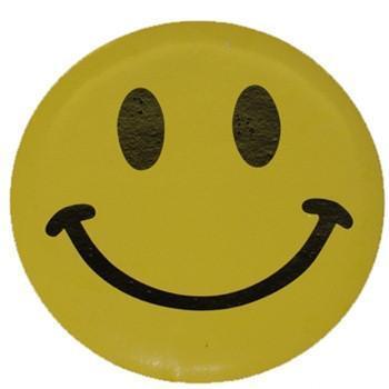 Smiley Face Cut Out for Centerpieces