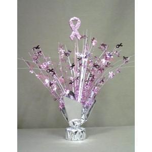 Glitter Top Pink Ribbon Weight