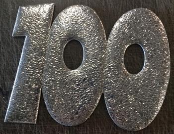 Gold 75th Cut Out for centerpieces