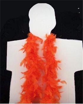 Orange Feather Boa