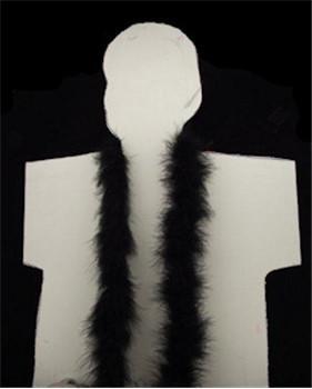 Black Marabou Boa