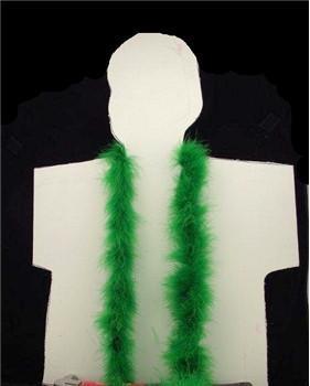 Green Marabou Boa