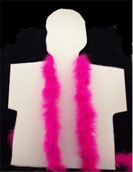 Bright Pink Marabou Boa
