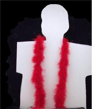 Red Marabou Boa