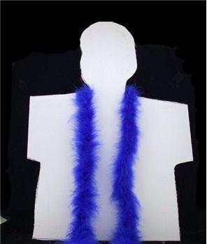 Blue Marabou Boa