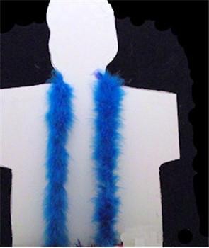Turquoise Marabou Boa