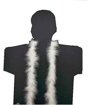 White Marabou Boa
