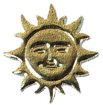 Sun Face cut outs for Centerpieces