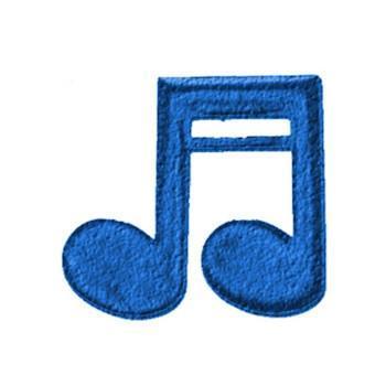 Double Music Note Cut Outs for Music Themed Centerpieces