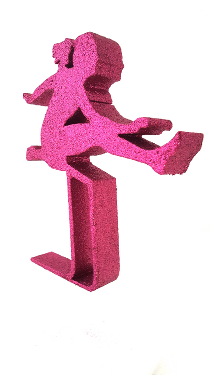 Hurdler Cut Out Girl