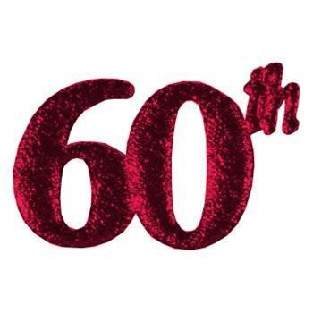 60th Cut Out for Anniversary Centerpieces
