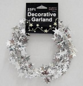 Silver Star Garland