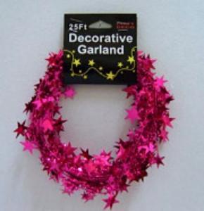 Fuchsia Star Garland