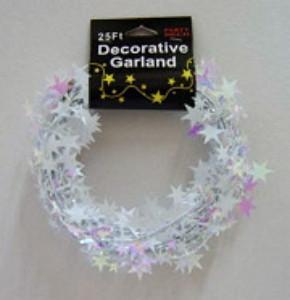 Iridescent Star Garland