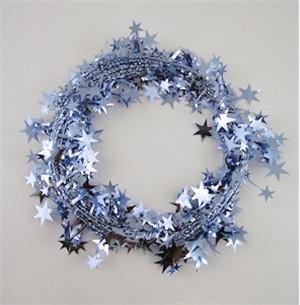Ice Blue Star Garland