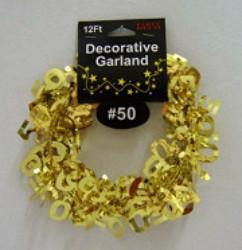 50th  Garland - Gold
