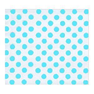 Turquoise Dots Cellophane (20x20)