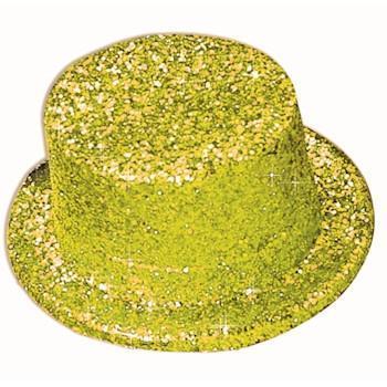 Glittered Top Hat - Gold