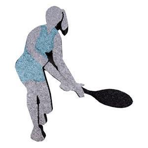 Female Tennis Player  (EPS Foam finished)