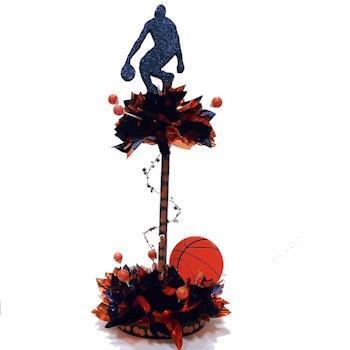Basketball Having a Ball Centerpiece