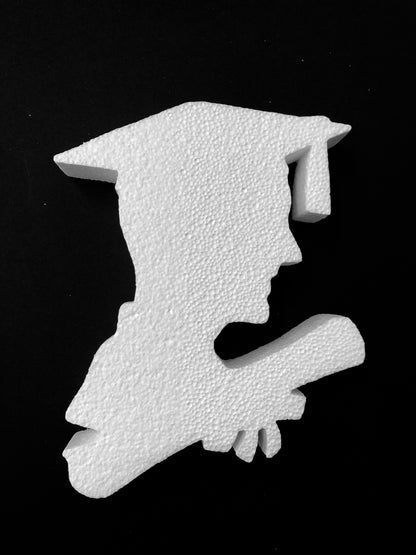 Styrofoam Graduation Guy