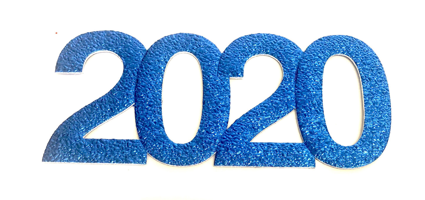Foam Board Year Cut Out - 2020