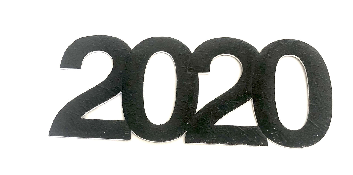 Foam Board Year Cut Out - 2020