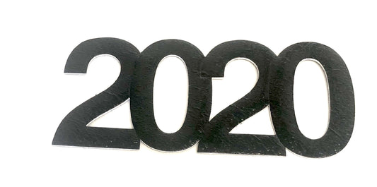 Foam Board Year Cut Out - 2020