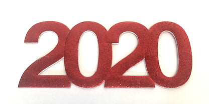 Foam Board Year Cut Out - 2020