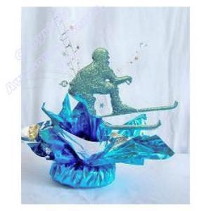 Ski Quick Wrap Centerpiece