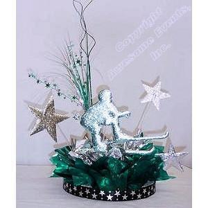 Ski Winning Star Centerpiece