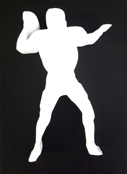 Football Quarterback Cut Out